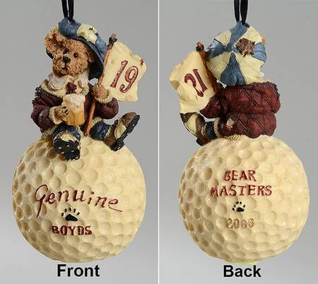 The Bearstone Collection McDuffer The 19th Hole Ornamen - No Box