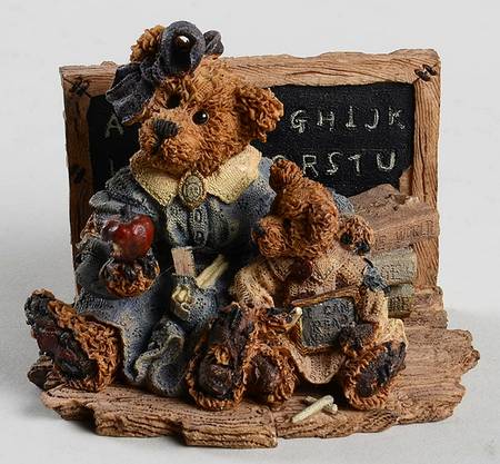 The Bearstone Collection Miss Bruin & Bailey-The Lesson - Boxed