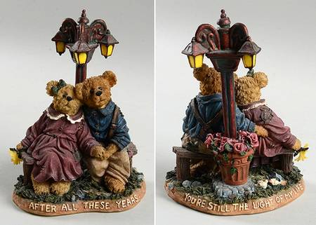 The Bearstone Collection Mary And Oliver-Love Never Grows Old - Boxed