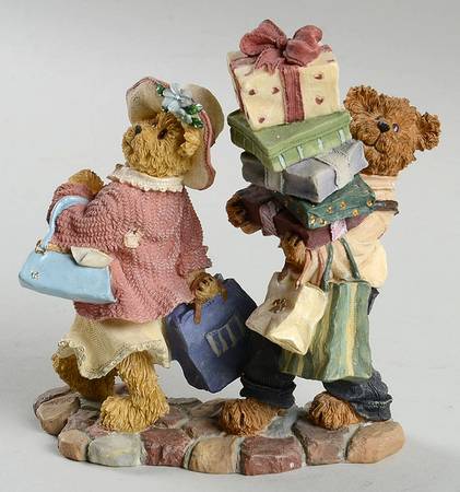 The Bearstone Collection Ms Shopsalot With Schlepper-Just One Mor - With Box