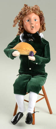 Victorian Assorted Carolers Little Jack Horner-Boy With Plum Pie - No Box