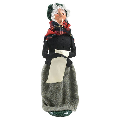 Traditional Assorted Carolers Grandmother With Music-Black - No Box