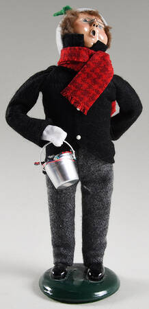 Traditional Assorted Carolers School Boy With Pail - No Box Nb1686