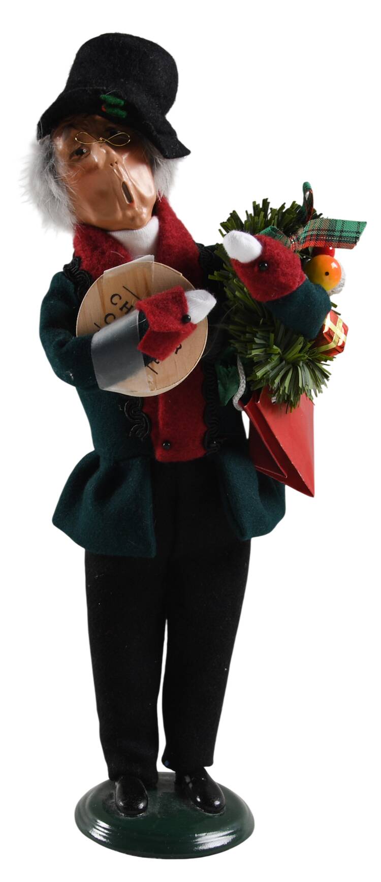 Traditional Assorted Carolers Grandfather Shopper With Cheese - No Box Nb1763