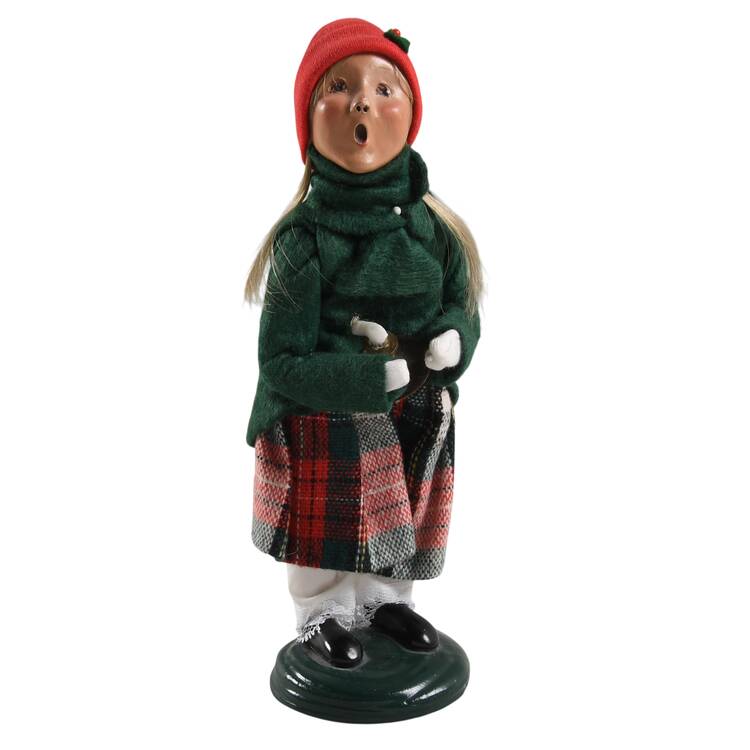 Traditional Assorted Carolers Girl With Candle - No Box Nb1654