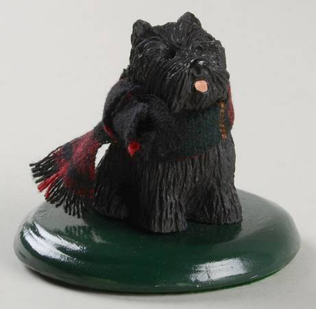 Singing Dogs Terrier With Scarf - No Box