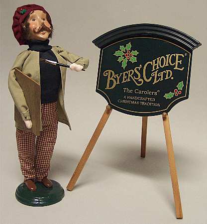 Professionals Sign Maker With Byers Choice Sign - No Box