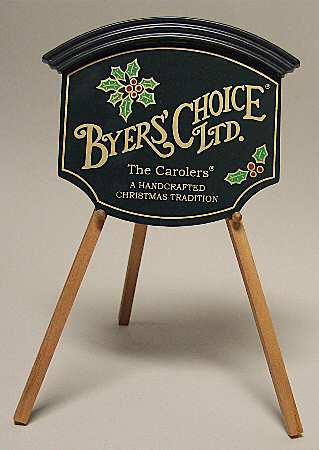 Accessories Byers Choice Sign W/ Easel-Set Of 2 - No Box