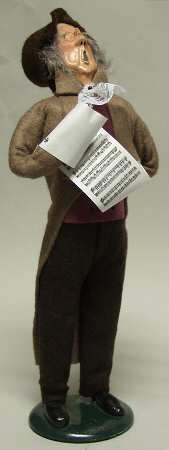 Traditional Assorted Carolers Grandfather With Music  - No Box