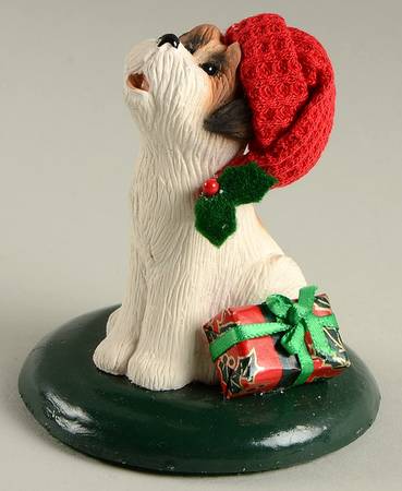 Singing Dogs Dog With Red Hat & Gift - No Box