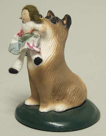 Singing Dogs Sheep Dog With Doll - No Box