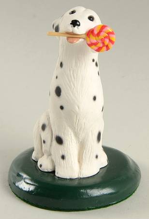 Singing Dogs Dalmatian With Lollipop - No Box