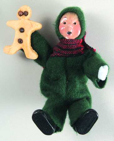 Traditional Assorted Carolers Toddler With Gingerbread Man - No Box