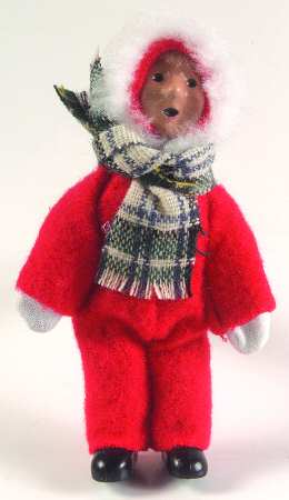 Traditional Assorted Carolers Toddler-Red Snowsuit - No Box
