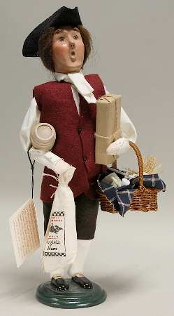 Williamsburg Shopping Man With Virginia Ham - No Box