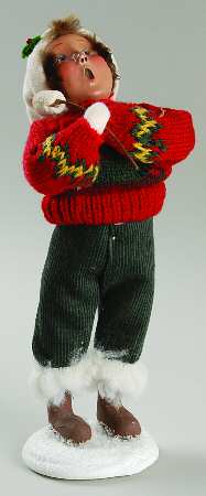 Traditional Assorted Carolers Boy With Marshmallow - Nb386, No Box
