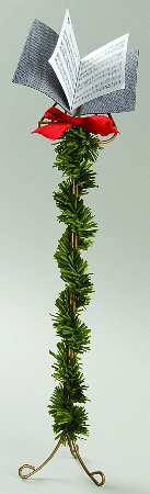 Accessories Wire Music Stand With Garland Wrap - No Box