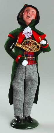 Christmas Waits Man With French Horn - No Box