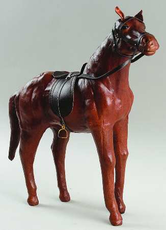 Accessories Leather Horse W/ Saddle - No Box