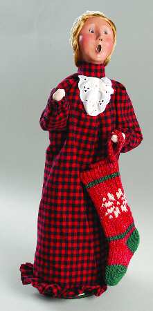 Night Before Christmas Woman In Night Dress - No Box