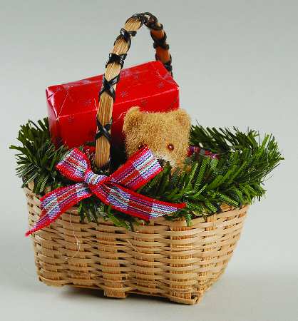 Accessories Basket Of Gifts & Teddy Bear - No Box