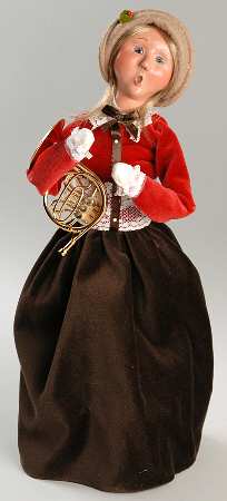 Victorian Specialty Families Musicians-Woman With French Horn - No Box