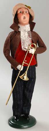 Victorian Specialty Families Musicians-Man With Trombone - No Box