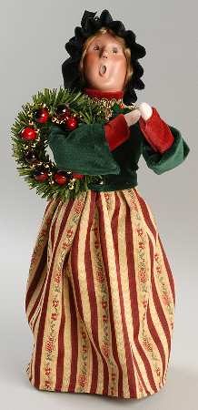 Victorian Specialty Families Green & Gold-Woman With Wreath - No Box