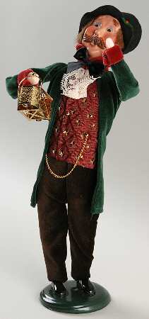 Victorian Specialty Families Green & Gold-Man With Lantern - No Box