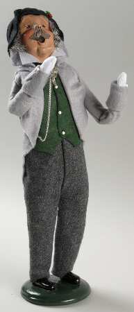 Traditional Assorted Carolers Grandfather With Pocket Watch - No Box