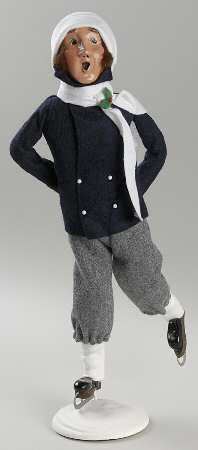 Winter Outdoor Activities Skater Man Blue - No Box