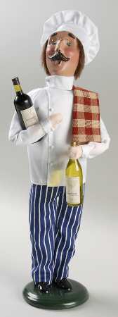 Chefs Chef With Wine-Striped Pants - No Box