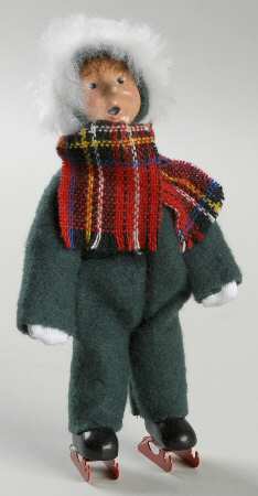 Traditional Assorted Carolers Toddler On Skates - No Box