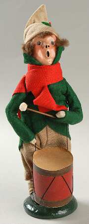 Musicians Drummer Boy-Green Coat - No Box