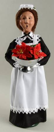 Professionals Maid With Poinsettias - No Box