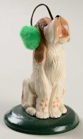 Singing Dogs Dog With Green Earmuffs - No Box