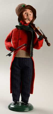 Christmas Waits Man With Violin - No Box