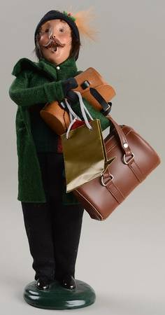 Traditional Assorted Carolers Traveler Man-Green - Nb734, No Box