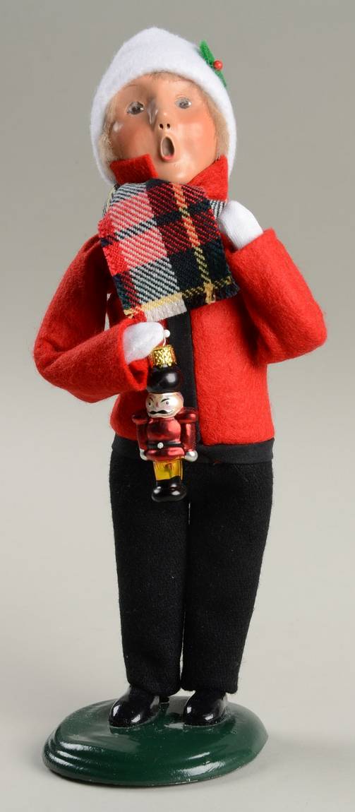 Traditional Assorted Carolers Boy With Nutcracker Ornament-Red - Nb746, No Box