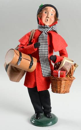 Traditional Assorted Carolers Traveler Man-Red Coat - Nb769, No Box