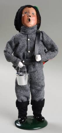 Traditional Assorted Carolers School Boy-Grey Suit - Nb790, No Box
