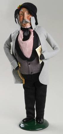 Traditional Assorted Carolers Victorian Grandfather With Pocket Watch - Nb777, No Box