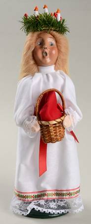 Children of the World Saint Lucia-Sweden Girl With Candles - No Box