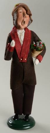 Traditional Assorted Carolers Victorian Grandfather With Pine - No Box