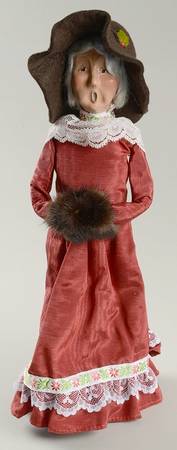 Traditional Assorted Carolers Victorian Grandmother With Muff - No Box