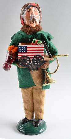 Traditional Assorted Carolers Grandfather With Toys-Wagon - Nb827, No Box