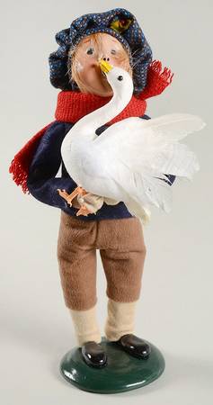 Traditional Assorted Carolers Boy With Goose - No Box
