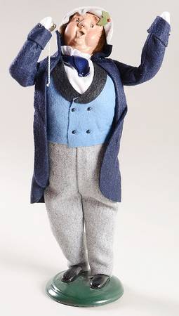 Traditional Assorted Carolers Victorian Man With Pocket Watch - Nb962, No Box