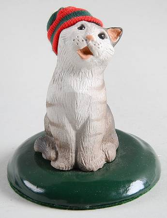 Singing Cats Cat With Green & Red Hat - No Box