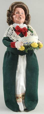 Traditional Assorted Carolers Woman With Wassail Bowl - No Box Nb1197